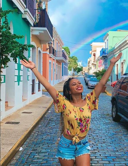 Alex Holley enjoying her holiday in Old San Juan P.R.